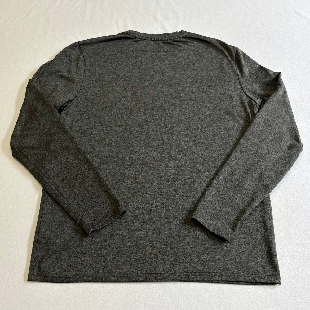 Eddie Bauer Men’s Long Sleeve Shirt, FreeDry, Gray, Medium - Picture 3 of 11